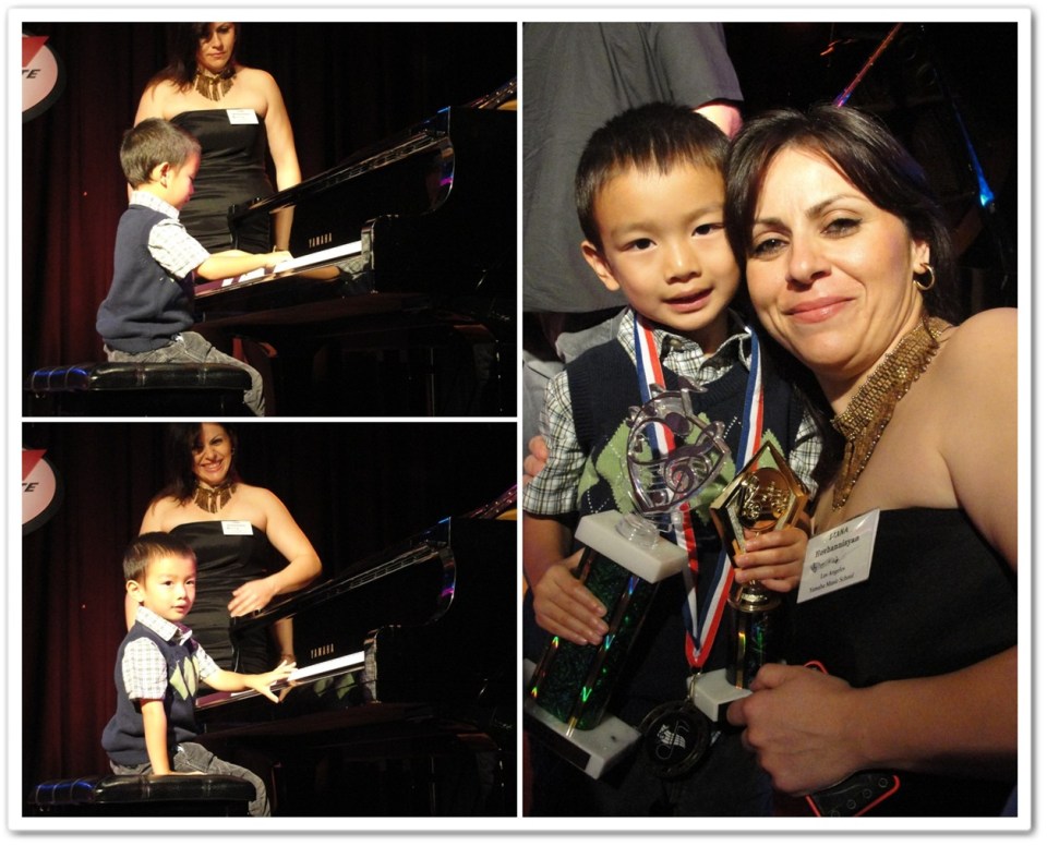 piano recital collage