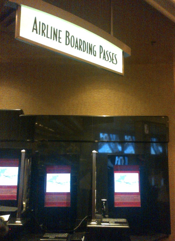 Las Vegas-boarding pass