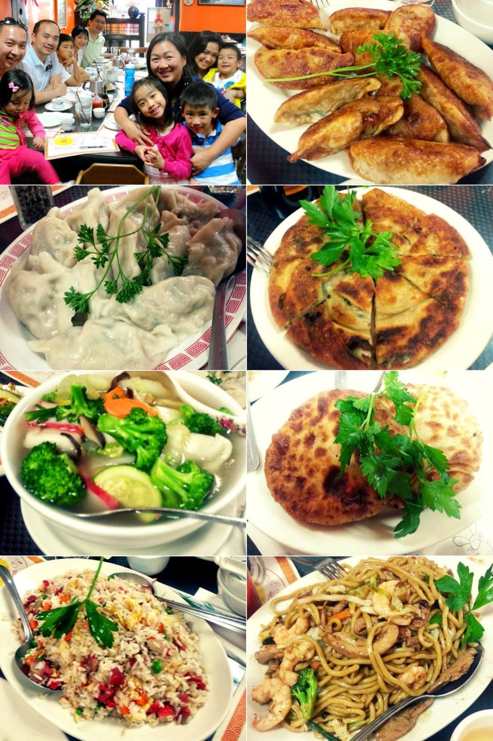 fu man dumpling collage