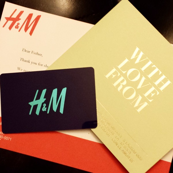 H&M gift card